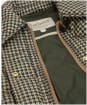 Women's Barbour Laoise Check Quilted Jacket - Sage Houndstooth / Sand Dune