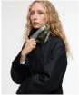 Women's Barbour Reagan Showerproof Jacket - Dark Navy / Ancient Tartan