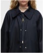 Women's Barbour Kennedy Showerproof Jacket - Dark Navy / Ancient Tartan
