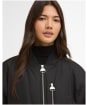 Women's Barbour International Kuala Showerproof Jacket - Black