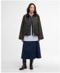 Women's Barbour Kearton Waxed Jacket - Archive Olive / Ancient