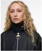 Women's Barbour Kettlewell Waxed Jacket - Royal Navy / Black / Dress Tartan