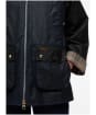 Women's Barbour Kettlewell Waxed Jacket - Royal Navy / Black / Dress Tartan