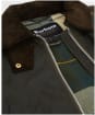 Women's Barbour Kettlewell Waxed Jacket - Archive Olive / Beech / Ancient Tartan