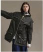 Women's Barbour Aberford Waxed Jacket - Archive Olive / Ancient
