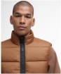 Men's Barbour Offshore Quilted Gilet - Umber