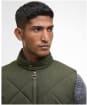 Men's Barbour City Harrington Quilted Gilet - Olive