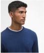 Men's Barbour Pima Cotton Crew Neck Sweater - Inky Marl