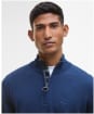 Men’s Barbour Cotton Half Zip Sweater - Inky Marl