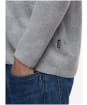 Men's Barbour Falton Knitted Cardigan - Grey Marl