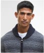 Men's Barbour Helmsley Knitted Jacket - Navy