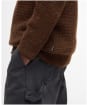 Men's Barbour Gearstone Textured Knit - Umber