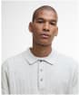 Men's Barbour Smeaton Knitted Polo - Grey Marl