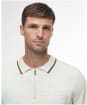 Men's Barbour Fenhill Knitted Polo - Whisper White