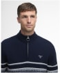 Men's Barbour Kepwick Half Zip Jumper - Navy