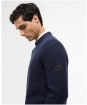 Men's Barbour International Enfield Crew Neck Jumper - Navy