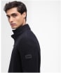 Men's Barbour International Enfield Funnel Neck Jumper - Black