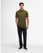 Men's Barbour International Essential Polo - Light Sage