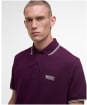 Men's Barbour International Evan Tipped Polo Shirt - Potent Merlot