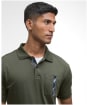 Men's Barbour Thornaby Tailored Polo Shirt - Mid Olive