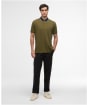 Men's Barbour International Vase Polo Shirt - Light Sage