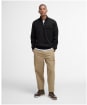 Men's Barbour Lowgill Relaxed Half Zip Sweatshirt - Black