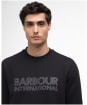 Men's Barbour International Essential Graphic Crew Sweatshirt - Black