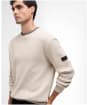 Men's Barbour International Callum Tipped Sweatshirt - Mist