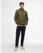 Men's Barbour International Rufforth Half Zip Sweatshirt - Light Sage