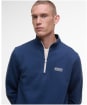 Men's Barbour International Clipper Funnel Neck Sweatshirt - Insignia Blue