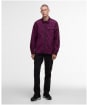 Men's Barbour International Inline Overshirt - Potent Merlot