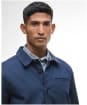 Men's Barbour Cole Tailored Fit Poplin Overshirt - Navy