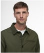 Men's Barbour Cole Tailored Fit Poplin Overshirt - Olive