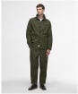 Men's Barbour Cole Tailored Fit Poplin Overshirt - Olive