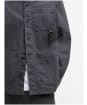 Men's Barbour Bowland Garment Dyed Overshirt - Black
