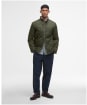 Men's Barbour City Harrington Quilted Jacket - Olive
