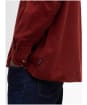 Men's Barbour Haltcliff Cord Relaxed Shirt - Fired Brick