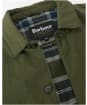 Men's Barbour Wadded Lorden Showerproof Mac - Olive
