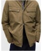 Men's Barbour International Padded Ariel Shirt Jacket - Light Sage