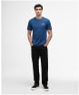 Men's Barbour International Small Logo Tee - Insignia Blue