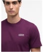 Men's Barbour International Small Logo Tee - Potent Merlot