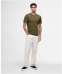 Men's Barbour International Small Logo Tee - Light Sage
