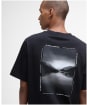 Men's Barbour Parkend Photographic Relaxed T-Shirt - Black