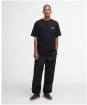 Men's Barbour Parkend Photographic Relaxed T-Shirt - Black