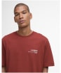 Men's Barbour Parkend Photographic Relaxed T-Shirt - Fired Brick