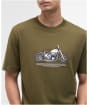 Men's Barbour International Cheney Graphic T-Shirt - Light Sage