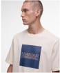 Men's Barbour International Moakes Graphic T-Shirt - Calico White