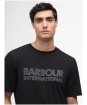 Men's Barbour International Essential Graphic T-Shirt - Black