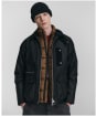Men's Barbour Tract Waxed Jacket - Black