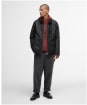 Men's Barbour Tract Waxed Jacket - Black